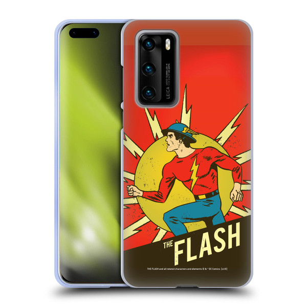 The Flash DC Comics Vintage Jay Garrick 2 Soft Gel Case for Huawei P40 5G