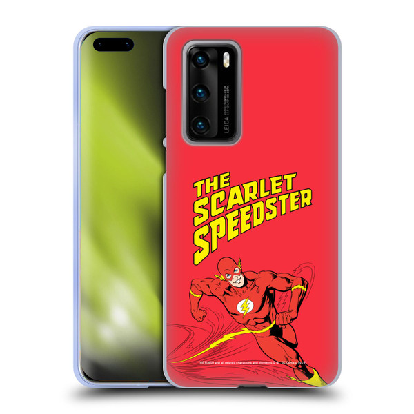 The Flash DC Comics Vintage Scarlet Speedster Soft Gel Case for Huawei P40 5G