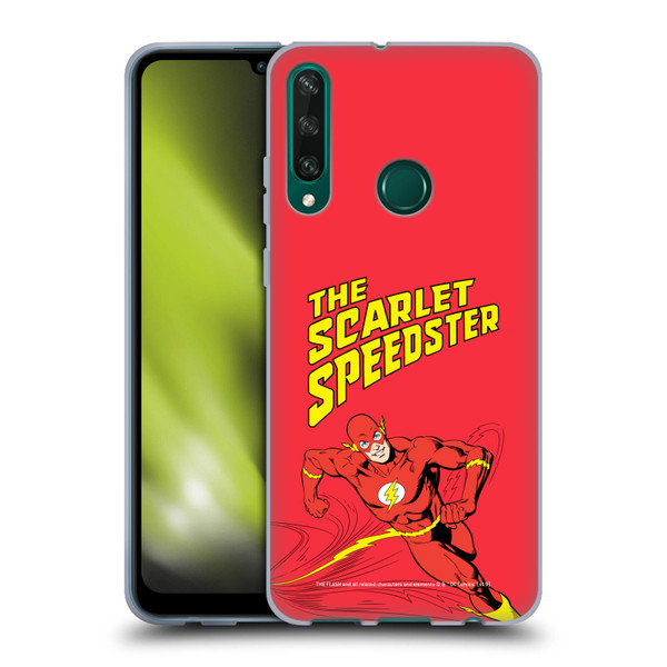 The Flash DC Comics Vintage Scarlet Speedster Soft Gel Case for Huawei Y6p