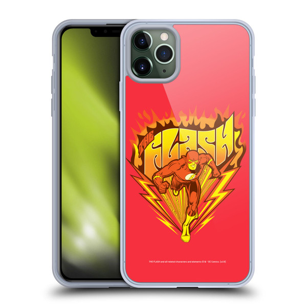 The Flash DC Comics Vintage Fastest Man Soft Gel Case for Apple iPhone 11 Pro Max