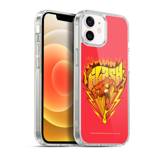 The Flash DC Comics Vintage Fastest Man Soft Gel Case for Apple iPhone 12 / iPhone 12 Pro & MagSafe
