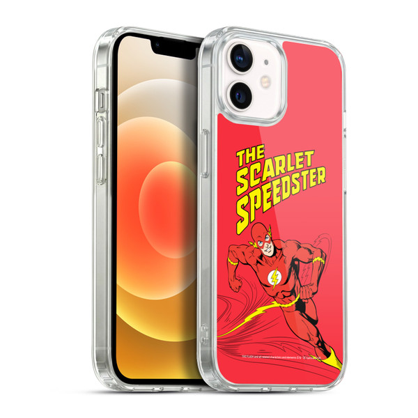 The Flash DC Comics Vintage Scarlet Speedster Soft Gel Case for Apple iPhone 12 / iPhone 12 Pro & MagSafe