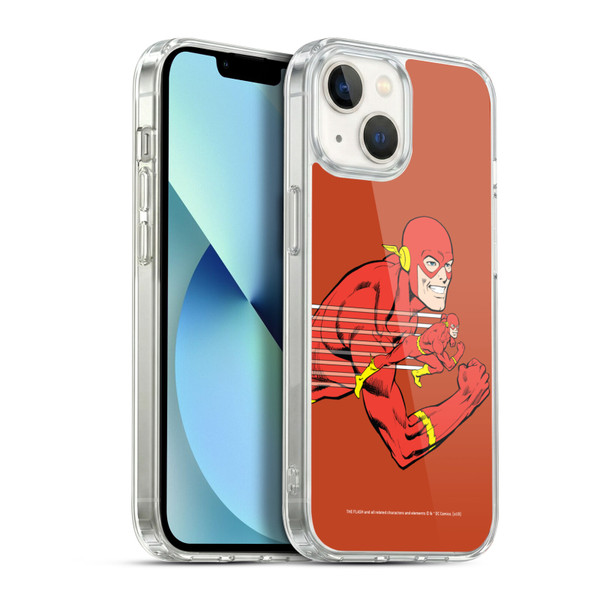 The Flash DC Comics Vintage Double Soft Gel Case for Apple iPhone 13