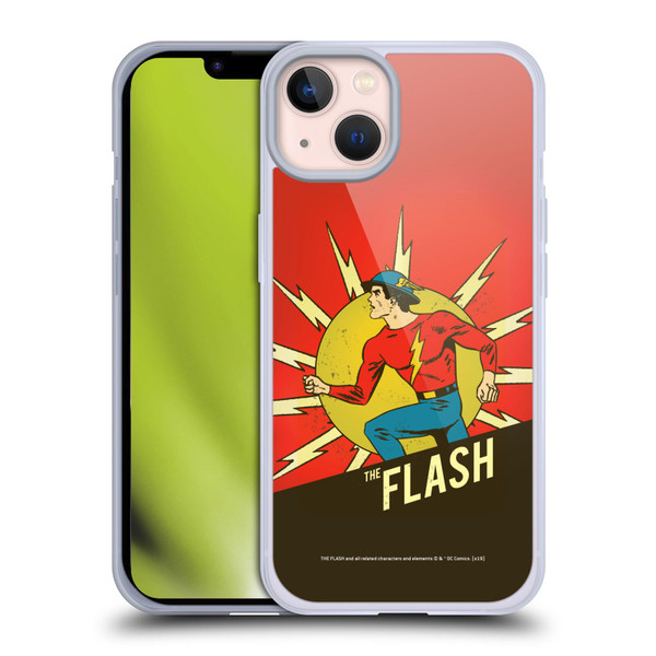 The Flash DC Comics Vintage Jay Garrick 2 Soft Gel Case for Apple iPhone 13