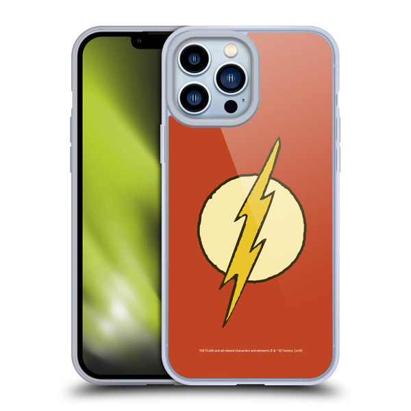 The Flash DC Comics Vintage Logo Soft Gel Case for Apple iPhone 13 Pro Max