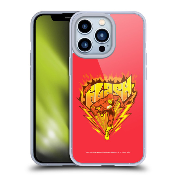 The Flash DC Comics Vintage Fastest Man Soft Gel Case for Apple iPhone 13 Pro