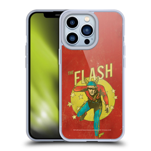 The Flash DC Comics Vintage Jay Garrick Soft Gel Case for Apple iPhone 13 Pro