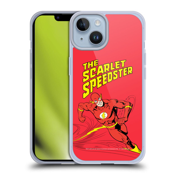 The Flash DC Comics Vintage Scarlet Speedster Soft Gel Case for Apple iPhone 14