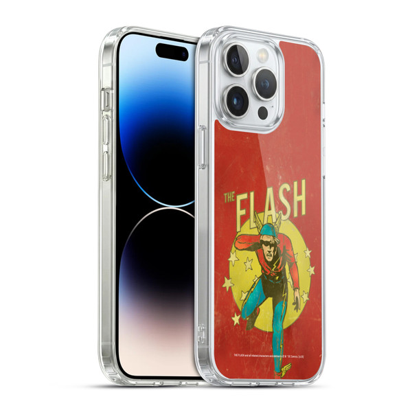The Flash DC Comics Vintage Jay Garrick Soft Gel Case for Apple iPhone 14 Pro Max & MagSafe