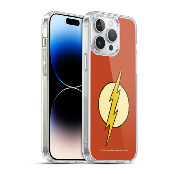 The Flash DC Comics Vintage Logo Soft Gel Case for Apple iPhone 14 Pro Max & MagSafe