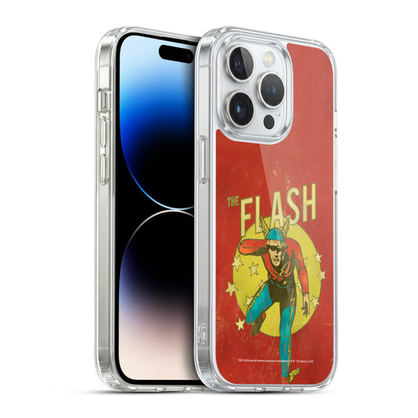 The Flash DC Comics Vintage Jay Garrick Soft Gel Case for Apple iPhone 14 Pro & MagSafe