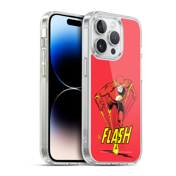 The Flash DC Comics Vintage Speedster Soft Gel Case for Apple iPhone 14 Pro & MagSafe