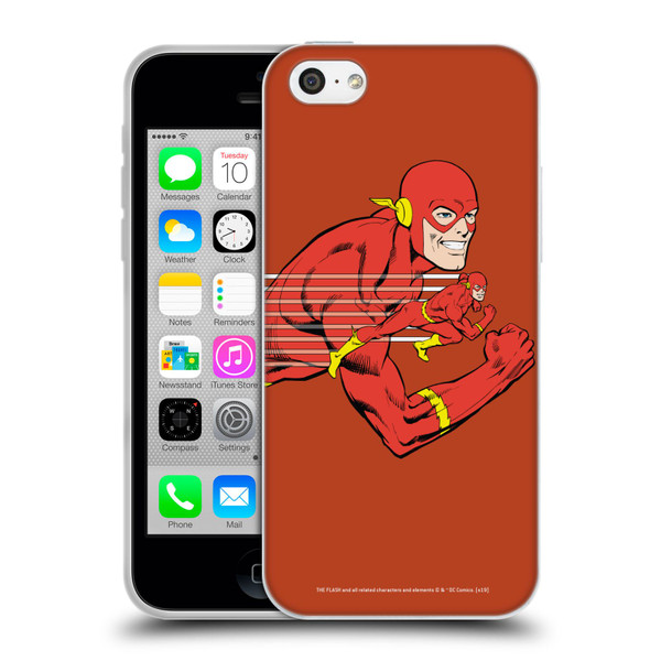 The Flash DC Comics Vintage Double Soft Gel Case for Apple iPhone 5c