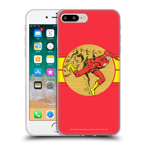 The Flash DC Comics Vintage Fast Soft Gel Case for Apple iPhone 7 Plus / iPhone 8 Plus