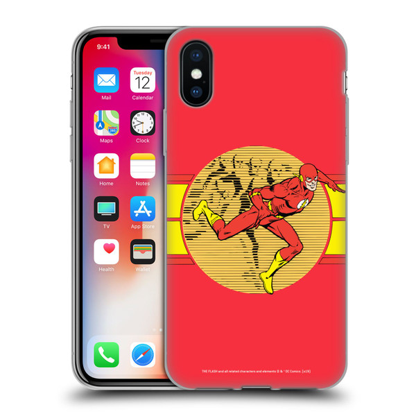 The Flash DC Comics Vintage Fast Soft Gel Case for Apple iPhone X / iPhone XS