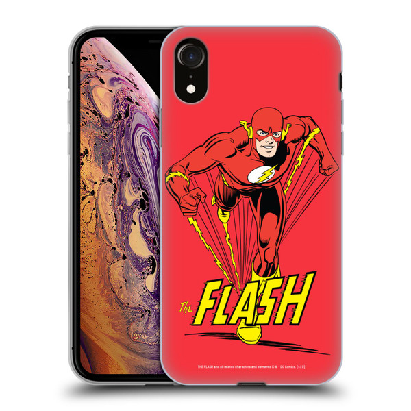 The Flash DC Comics Vintage Speedster Soft Gel Case for Apple iPhone XR