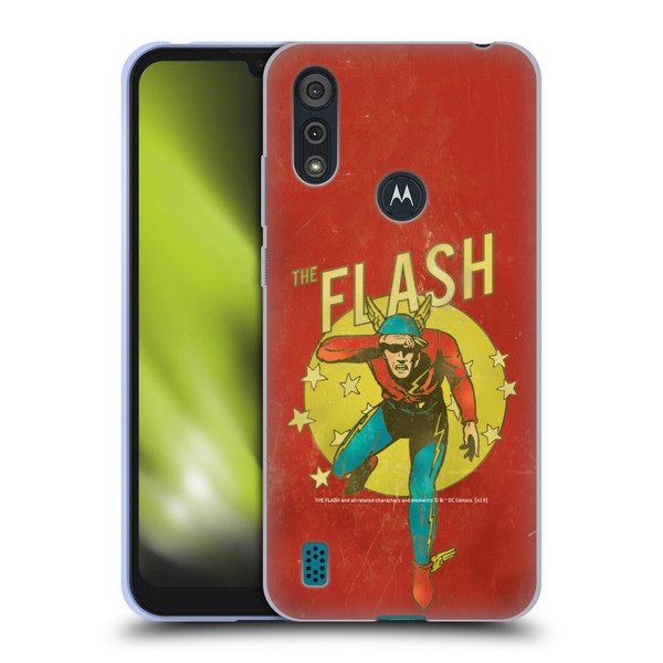 The Flash DC Comics Vintage Jay Garrick Soft Gel Case for Motorola Moto E6s (2020)
