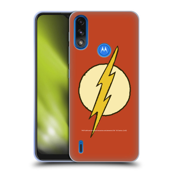 The Flash DC Comics Vintage Logo Soft Gel Case for Motorola Moto E7 Power / Moto E7i Power