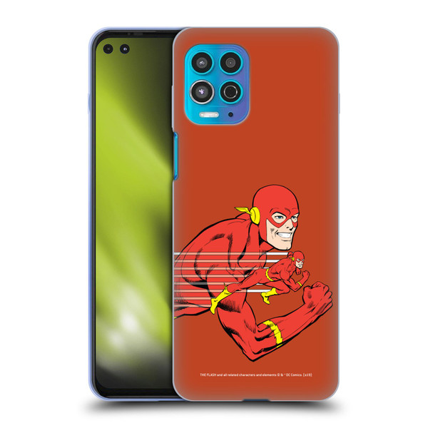The Flash DC Comics Vintage Double Soft Gel Case for Motorola Moto G100