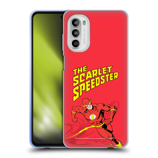 The Flash DC Comics Vintage Scarlet Speedster Soft Gel Case for Motorola Moto G52
