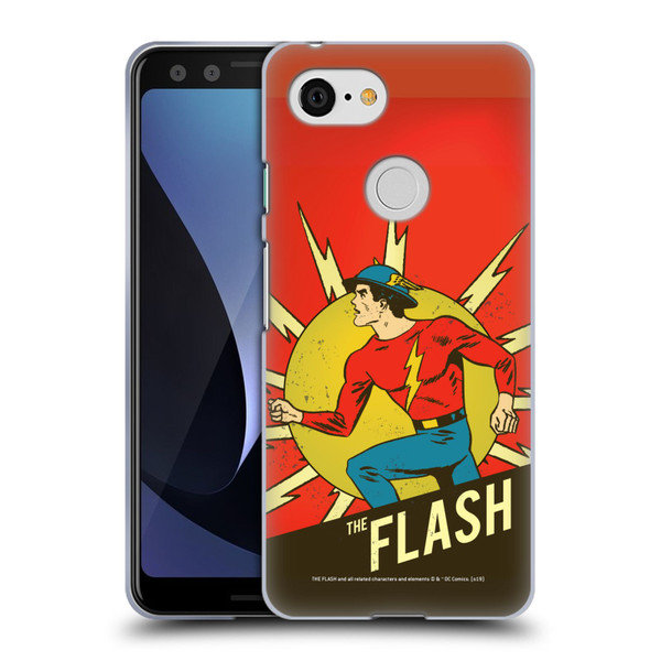 The Flash DC Comics Vintage Jay Garrick 2 Soft Gel Case for Google Pixel 3