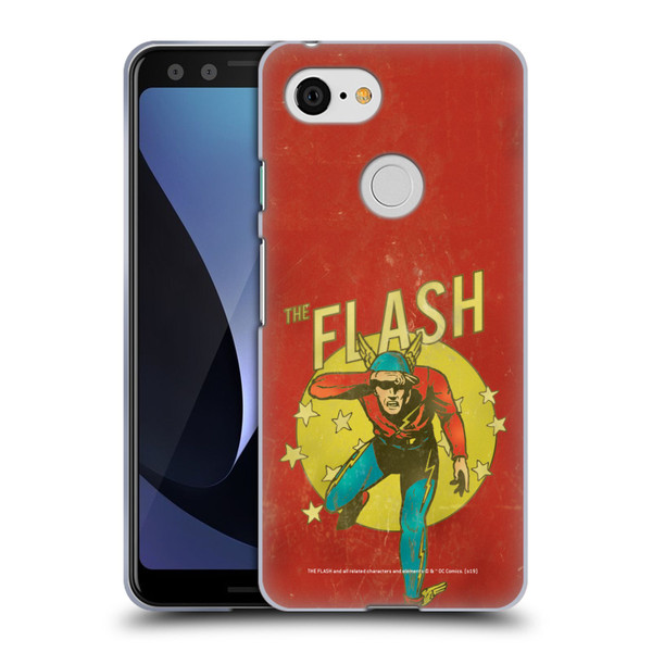 The Flash DC Comics Vintage Jay Garrick Soft Gel Case for Google Pixel 3
