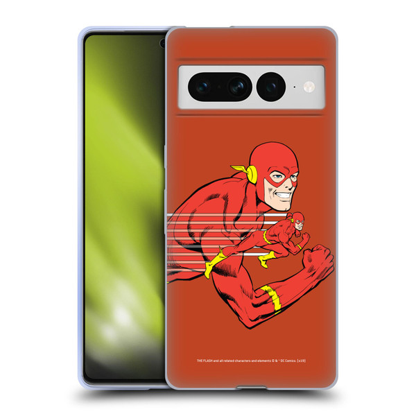 The Flash DC Comics Vintage Double Soft Gel Case for Google Pixel 7 Pro
