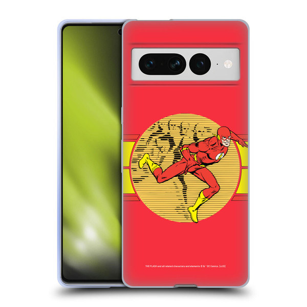 The Flash DC Comics Vintage Fast Soft Gel Case for Google Pixel 7 Pro