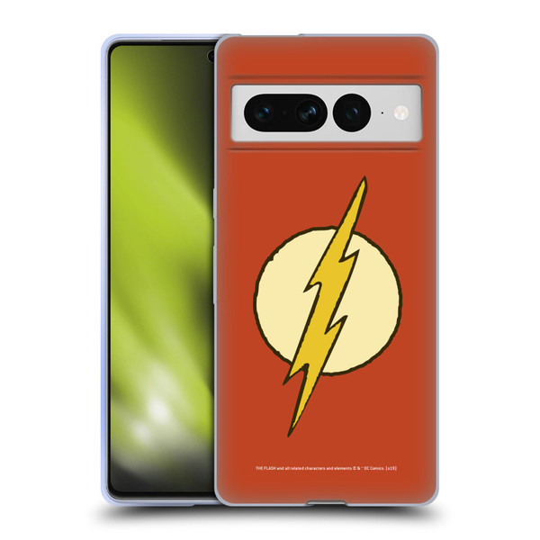 The Flash DC Comics Vintage Logo Soft Gel Case for Google Pixel 7 Pro