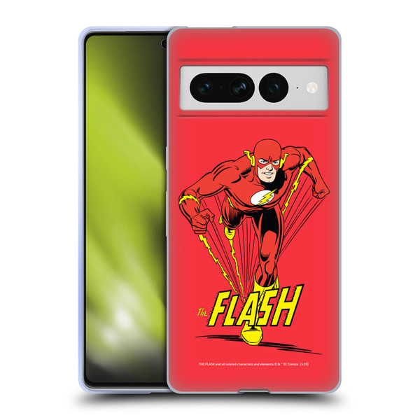 The Flash DC Comics Vintage Speedster Soft Gel Case for Google Pixel 7 Pro