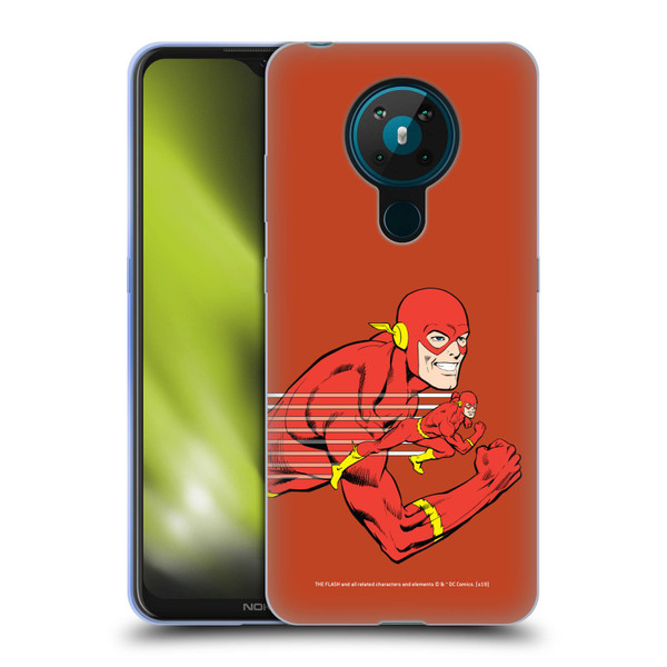 The Flash DC Comics Vintage Double Soft Gel Case for Nokia 5.3
