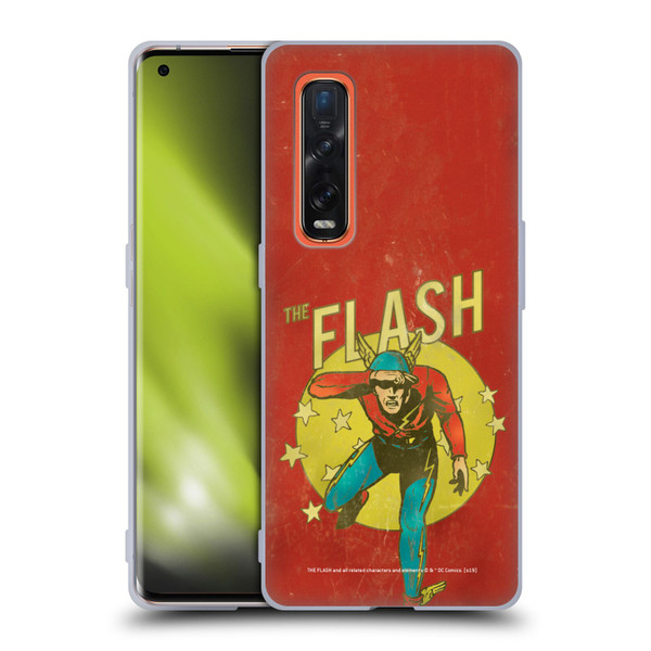 The Flash DC Comics Vintage Jay Garrick Soft Gel Case for OPPO Find X2 Pro 5G