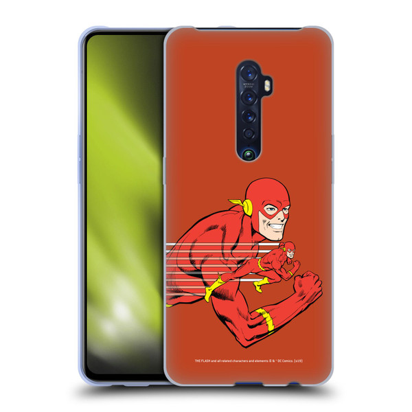 The Flash DC Comics Vintage Double Soft Gel Case for OPPO Reno 2
