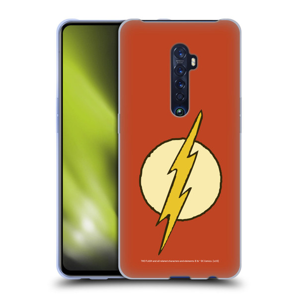 The Flash DC Comics Vintage Logo Soft Gel Case for OPPO Reno 2