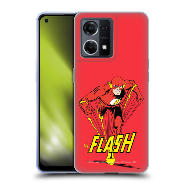 The Flash DC Comics Vintage Speedster Soft Gel Case for OPPO Reno8 4G