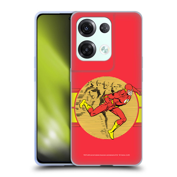 The Flash DC Comics Vintage Fast Soft Gel Case for OPPO Reno8 Pro