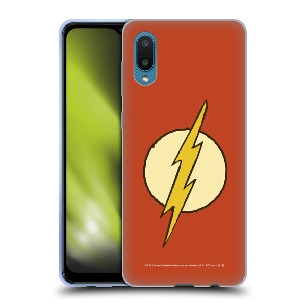 The Flash DC Comics Vintage Logo Soft Gel Case for Samsung Galaxy A02/M02 (2021)