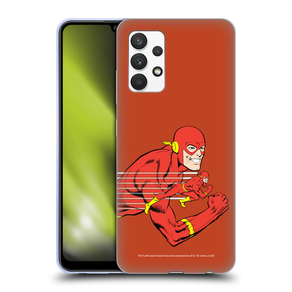 The Flash DC Comics Vintage Double Soft Gel Case for Samsung Galaxy A32 (2021)