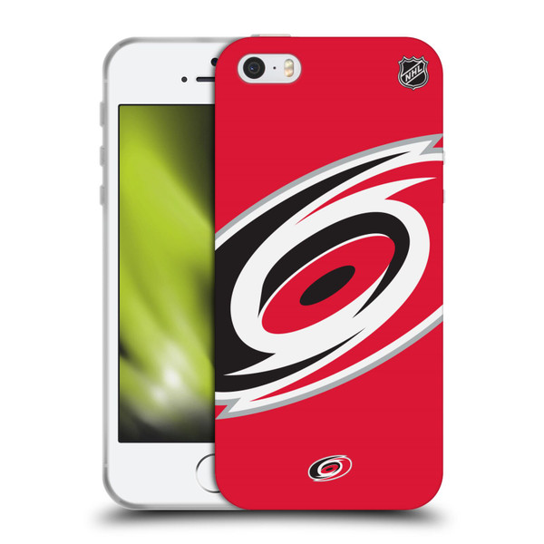NHL Carolina Hurricanes Oversized Soft Gel Case for Apple iPhone 5 / 5s / iPhone SE 2016