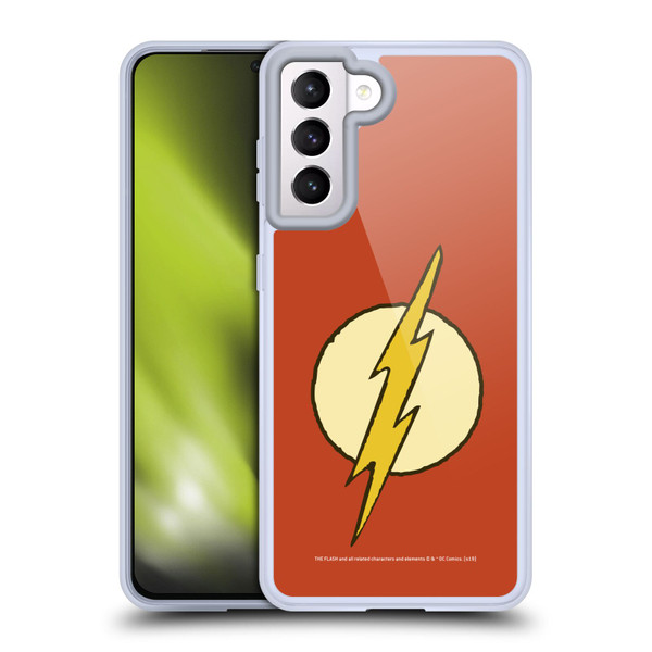 The Flash DC Comics Vintage Logo Soft Gel Case for Samsung Galaxy S21 5G