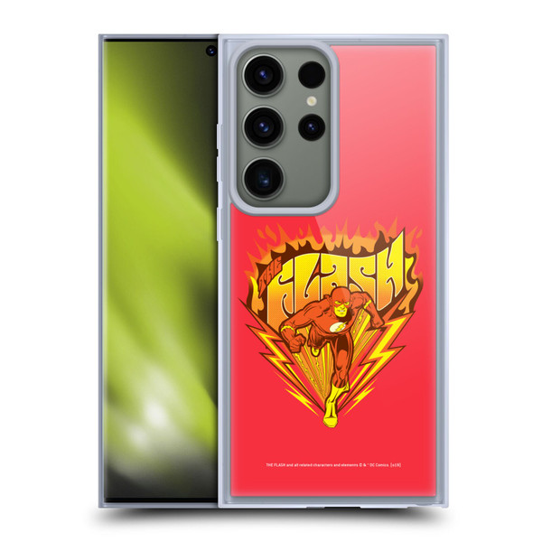 The Flash DC Comics Vintage Fastest Man Soft Gel Case for Samsung Galaxy S23 Ultra 5G