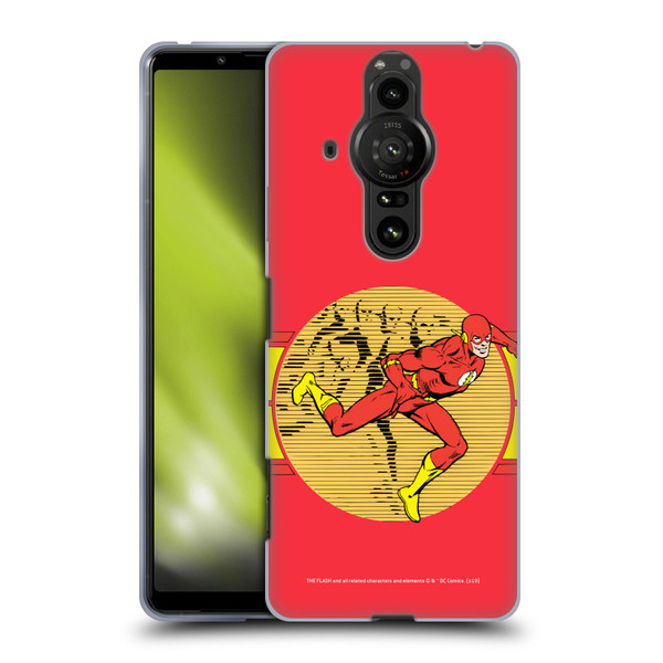 The Flash DC Comics Vintage Fast Soft Gel Case for Sony Xperia Pro-I