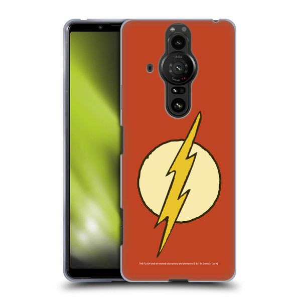 The Flash DC Comics Vintage Logo Soft Gel Case for Sony Xperia Pro-I