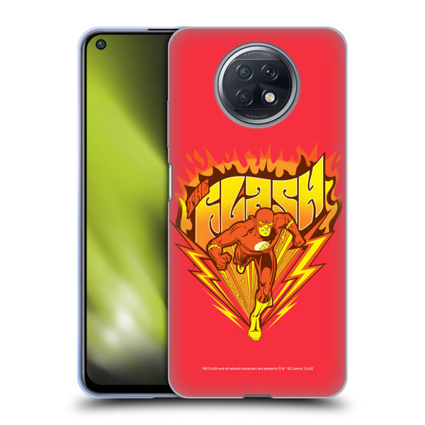 The Flash DC Comics Vintage Fastest Man Soft Gel Case for Xiaomi Redmi Note 9T 5G