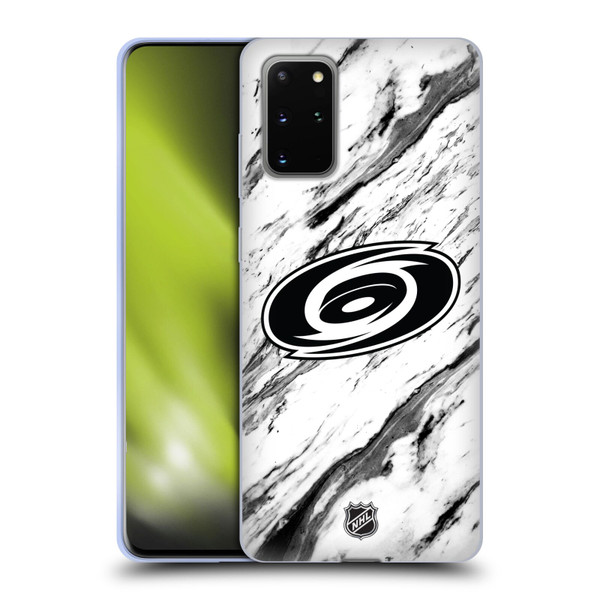 NHL Carolina Hurricanes Marble Soft Gel Case for Samsung Galaxy S20+ / S20+ 5G