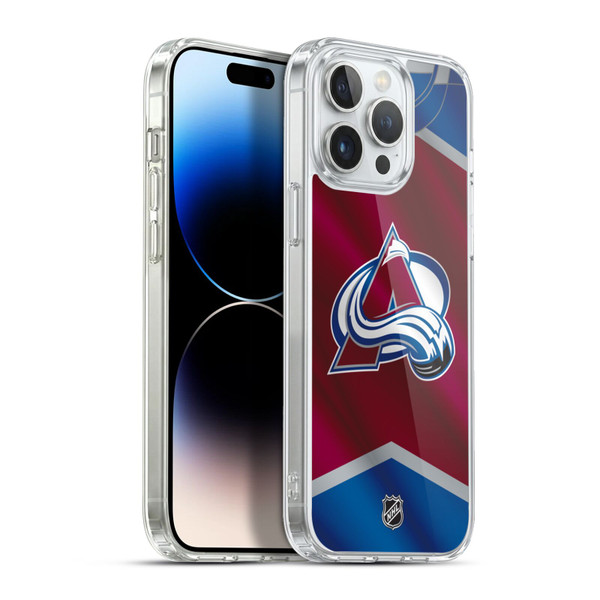 NHL Colorado Avalanche Jersey Soft Gel Case for Apple iPhone 13 Pro Max & MagSafe