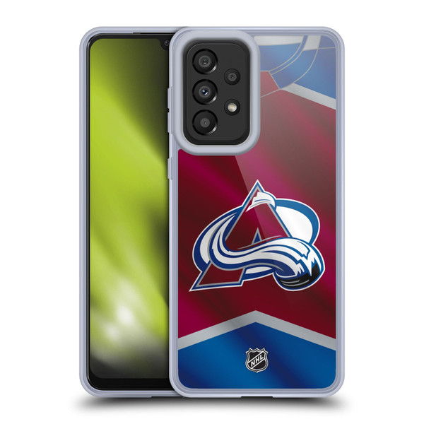 NHL Colorado Avalanche Jersey Soft Gel Case for Samsung Galaxy A33 5G (2022)
