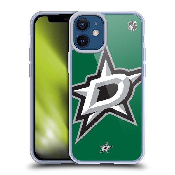 NHL Dallas Stars Oversized Soft Gel Case for Apple iPhone 12 Mini