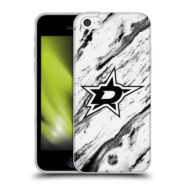 NHL Dallas Stars Marble Soft Gel Case for Apple iPhone 5c