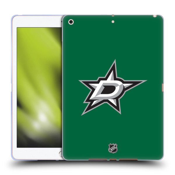 NHL Dallas Stars Plain Soft Gel Case for Apple iPad 10.2 2019/2020/2021